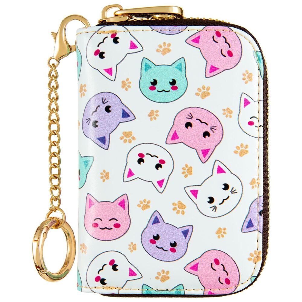 8801 Credit Card Holder , RFID Card Holder Wallet - Slim Leather Zipper